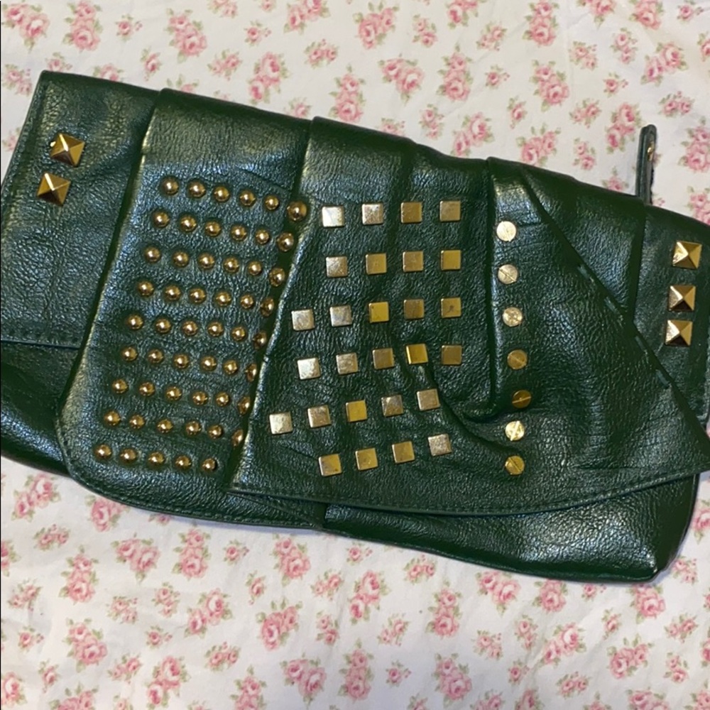 Jessica Simpson studded clutch